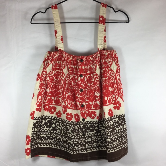Roxy Tops - Roxy Tank in Vintage Print with Adjustable Straps